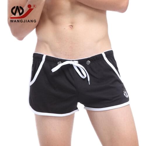 WJ Sexy Runnin Shorts Men Bermuda Mens Shorts Homme Bermuda Short Cotton Short Men Beach Bermudes Hommes