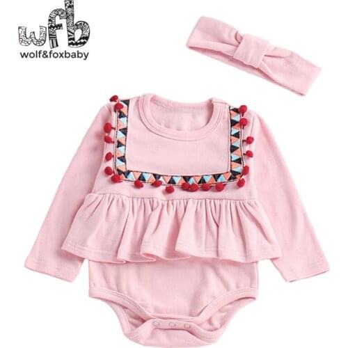 Боди с длинным рукавом для малышек Wobfaobxylf China At AliExpress