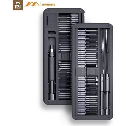Youpin JIMI JM-GNT80 Screwdrivers Set replaceable 80 In 1 Precision Multi-used DIY Repair 72PC S2 Alloy Steel Bits With 2 Rods