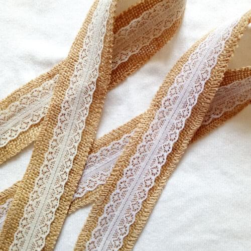 2M 5M Natural Jute Burlap Hessian Ribbon Rustic Vintage Wedding decoration Merry Christmas Party Supplies DIY gift wrapping