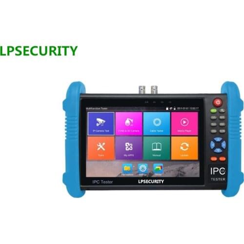 LPSECURITY 4K H.265/H.264 AHD TVI HDCVI SDI IP Analog camera tester (multimeter, cable locator,TDR,HDMI input optional)