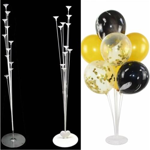 Balloon Stand Balloon Holder Column Balloons Arch Stick Holder for Wedding Birthday Baby Shower Kids Party Decoration 7/11 Tubes