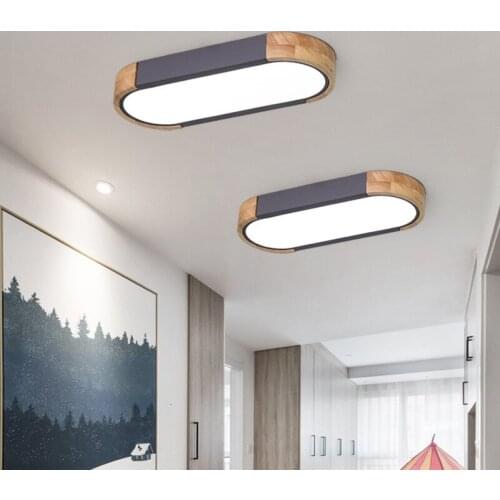 Acylic Ceiling Lights Square Rings For Living Room Bedroom Home AC85-265V Modern Led Ceiling Lamp Fixtures lustre plafonnier
