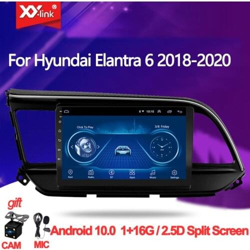 9" Android 10.0 Car Radio Multimedia Video Player GPS navigation For Hyundai Elantra 6 2018-2020 autoradio stereo audio no 2din