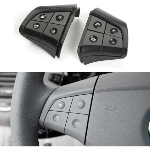 Car Multifunction Audio Steering Wheel Button Cover for Mercedes-Benz ML GL R B Class W164 W251 W245 2006-2011 Car Accessories