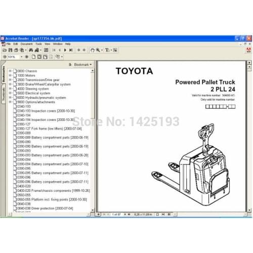 BT ForkLift Parts Catalog For Toyota