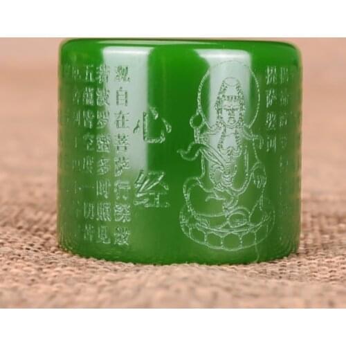 Boutique A genuine Jasper BanZhi Jadees Ring Mens Northeast Free shipping