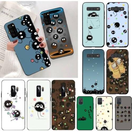 Studio Ghibli Spirited Away Soot Phone Case for Samsung S20 plus Ultra S6 S7 edge S8 S9 plus S10 5G lite 2020
