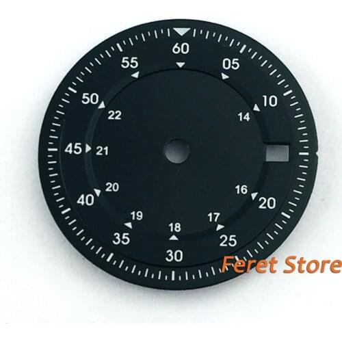 28.5mm Black Watch Dial fit ETA 2836/2824 2813/3804 Miyota 82Series movement p77