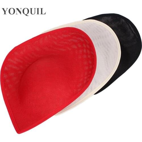 30Cm Big Size Derby Imitation Sinamay Fascinators Base Party Hats DIY Hair Accessories Cocktail Headpieces 16 Colors New Arrival