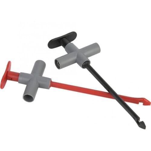 Cleqee P5010 2pcs puncture probe Auto repair multimeter test clip car test tool can connect to 4mm banana plug