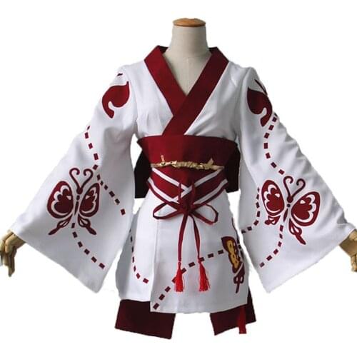 Final Fantasy XIV Hewlan cosplay costume Kimono dress Yukata FF kimono cosplay dress custom made plus size European size