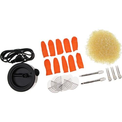 Hot Fusion Glue Keratin Melt Hot Pot Hair Extensions Tools Kit with Free Glue Beads EU Plug
