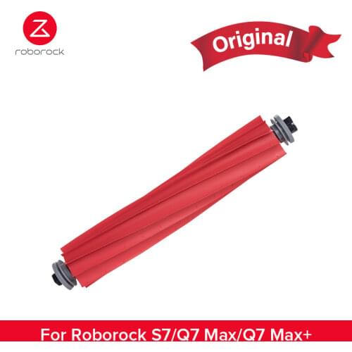 Original Roborock S7 Robot Vacuum Main Brush Detachable Roll Silicon Brush Replacement Spare Parts Soft Silicon Rolling Brush