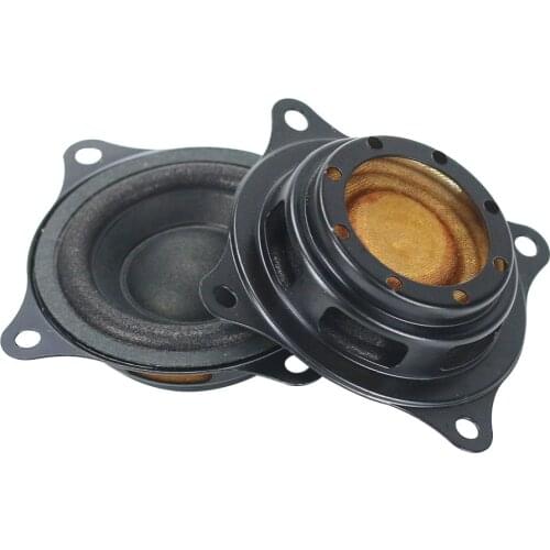 SHEVCHENKO 2.5Inch 65.5mm Bass Radiator Passive Radiator Speaker Bass Vibration Rubber Edge Low Range Subwoofer DIY 2pcs