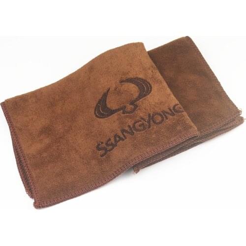 30*30CM Car Sticker Wash Microfiber Towel Car Cleaning For SsangYong Actyon Turismo Rodius Rexton Korando Kyron