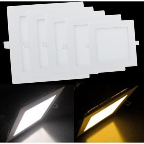 Led ultra thin square panel lamp ceiling lamp downlight 6W 12W 18W