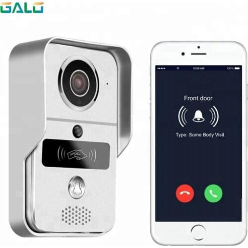 Smart IP Video Intercom WI-FI Video Door Phone Door Bell WIFI Doorbell Camera with Metal Material Alarm Wireless Security Camera