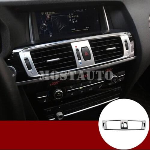 Interior Center Console Air Vent Outlet Cover Trim For BMW X3 F25 2011-2017 X4 F26 2014-2017 1pcs Car Accessories Interior