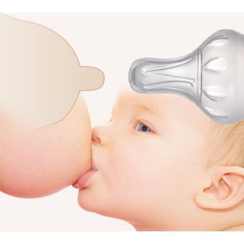 New Hot Sale Newborn Baby Food Pacifier Clip Food Grade Safe Silicone Mommy Nipple Protection Cover Breastfeeding Aids Maternal