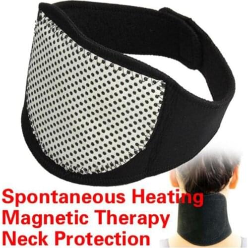 1Pcs Tourmaline Magnetic Therapy Neck Massager Cervical Vertebra Protection Spontaneous Heating Neck Brace Pad