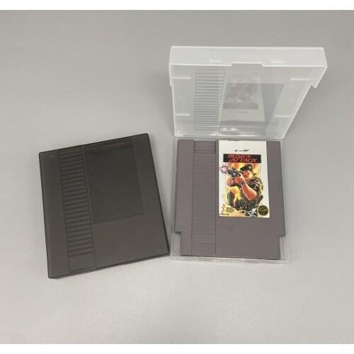 10 pcs a lot Transparent Storage Box Protector Collection Case for NES for FC Game Cartridge Box EU/US version