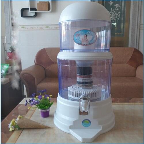 16L Water Filter Barrels Mineral Pot Water Treatment Filter Alkaline Straight Drink Bucket Dispenser Water Purifier