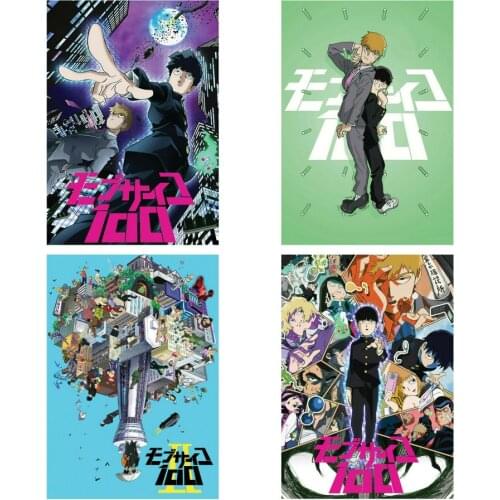 30style Choose Classic Mob Psycho 100 Anime Manga PICTURE Art Film Print Silk Poster for Your Home Wall Decor 24x36inch