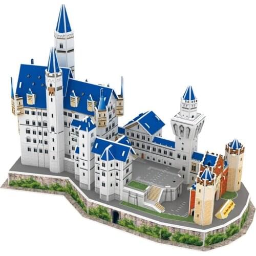 3D Neuschwanstein Castle Puzzles for Adults and Teens Germany Architecture Building Model Kits intelligence toys