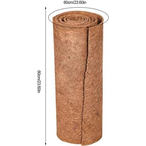 60x60cm Natural Coconut Fiber Liner Sheets Mat Garden Decoration Coconut Palm Mat Can Be Cut Flower Basket Pad Pet Crawling Mat