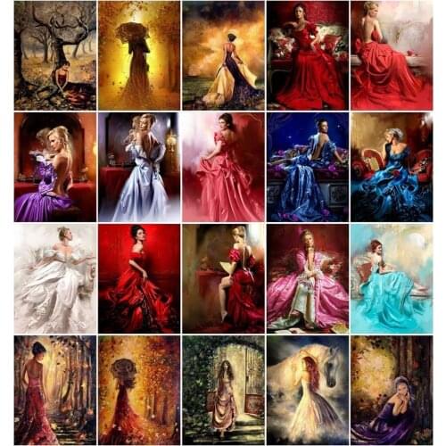 Diamond Painting Women 5D DIY of diamond mosaic diamond paint Diamond Embroidery 3D Cross Stitch diamond painting kit