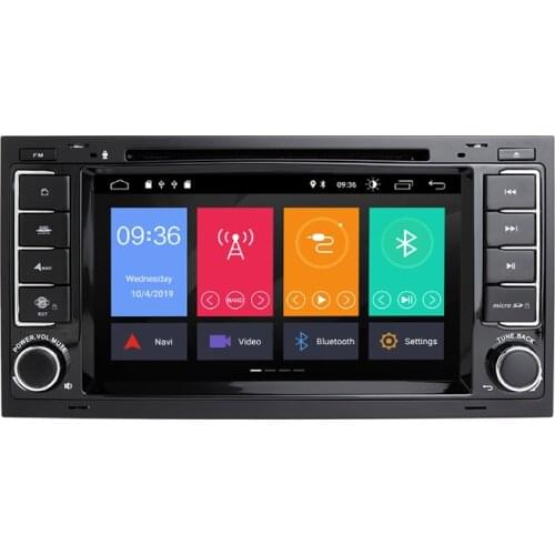 2 Din Android 10 Car Multimedia Player For VW/Volkswagen/Touareg/Transporter T5 2004-2011 AutoRadio DVD Automotivo GPS 2G RAMDSP