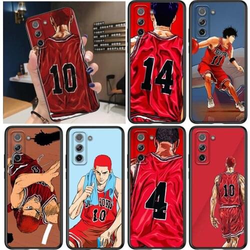 Slamdunk 10 Basketball for Samsung Galaxy S21 Ultra Plus Note 20 10 9 8 S10 S9 S8 S7 S6 Edge Plus Black Phone Case