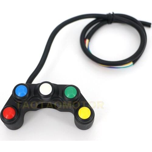 CK CATTLE KING Motorcycle Accessories ATV Scooter Dirt Bike 22mm Handlebar Switch ON OFF 5 Button Easy To Install High Effiency