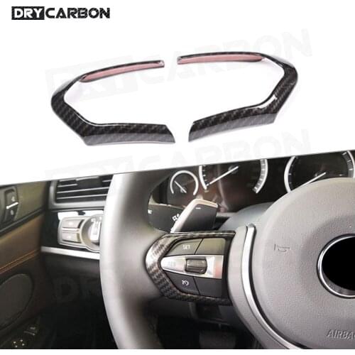 ABS material Car Steering Wheel Decoration Cover Trim Frame for BMW F20 F22 F30 F32 F10 F06 F15 F16 M-Sport Accessories