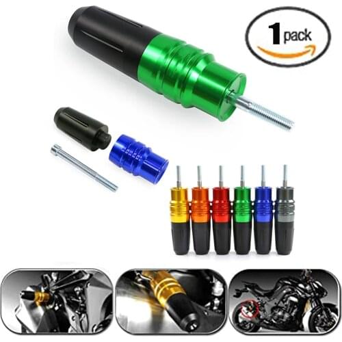 For Kawasaki NINJA 250R 300 400 650R 1000 ZX10R ER6N Z750 Z800 Z900 ER6F Z1000 8/10mm Motorcycle Exhaust Slider Crash Protector