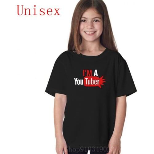 I'm a Youtuber _vectorized girls tshirt kids clothing teen girls clothing high quality suitable fashionable