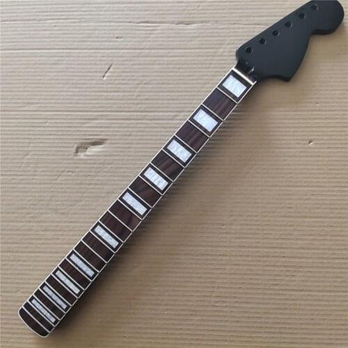 Big head 22 Frets Maple Electric Guitar Neck Replacement rosewood Fretboard Black