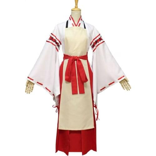 Anime Sewayaki Kitsune no Senko-san Nakano Cosplay The Helpful Fox Senko-san Costume Custom Made Halloween Uniform Outfit Set