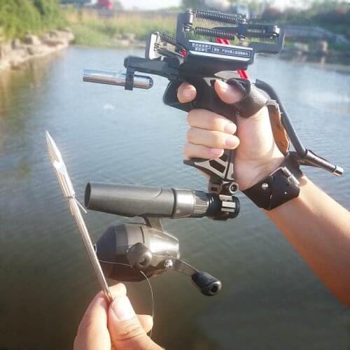 Laser Slingshot G5 Outdoor Hunting Fishing Slingshot Catapult Compound Bow Can Shooting Arrows Powerful Sling Shot Crossbow Bolt