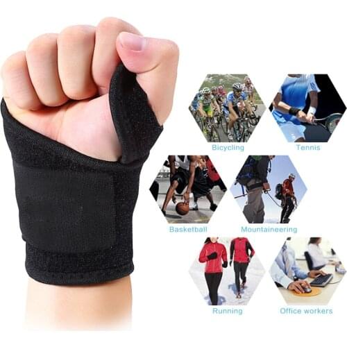 Multifunction Adjustable Wrist Brace Wraps Carpal Tunnel Tendonitis Arthritis Pain Relief Sports Wrist Support Protector