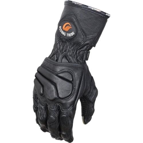 Motorcycle Gloves Guantes Moto Goatskin Genuine Leather Winter Protection Motorcyclist Motorbike Rider Moto Racing Guante MCS-36