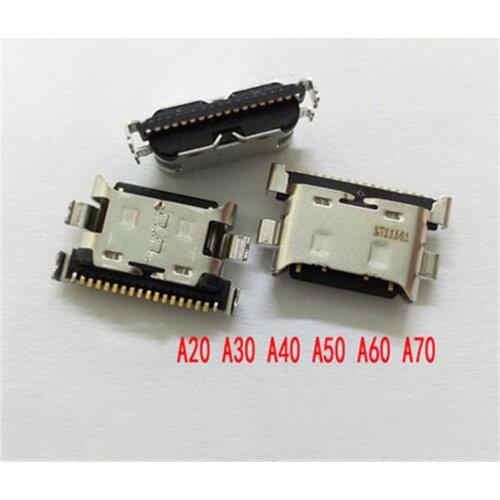 Micro USB Jack Socket Charging Port Connector For Samsung Galaxy A70 A60 A50 A40 A30 A20 A205 A405 A305 A505 A606 A705