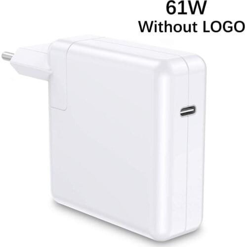 61W USB-C Power Adapter Type-C PD Charger For Latest Macbook pro 13 inch A1706 A1707 A1708 A1718