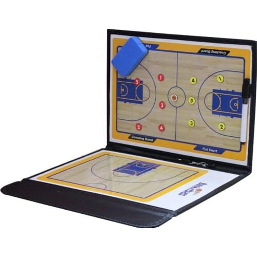 Foldable Coach Basketball Board Tactic Coaching Basketball Tactical Board Portable Competition Game Training Magnet Clipboard