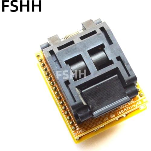 TQFP32 to DIP32 Programmer Adapter QFP32 Test socket for atmega8 Series chip