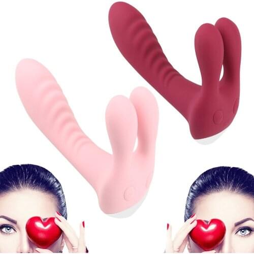 G Spot Heating Rabbit Vibrator 10 Speed 3 Motors Waterproof Dildo Clitoris Vagina Penis Stimulator Sex Toys for Men Women Couple