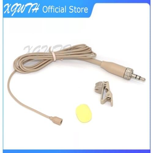 Omnidirectional Lavalier Lapel Microphone Tie Clip Condenser Mic for Sennheiser EW100 EW300 EW500 G1 G2 G3 Bodypack Transmitter