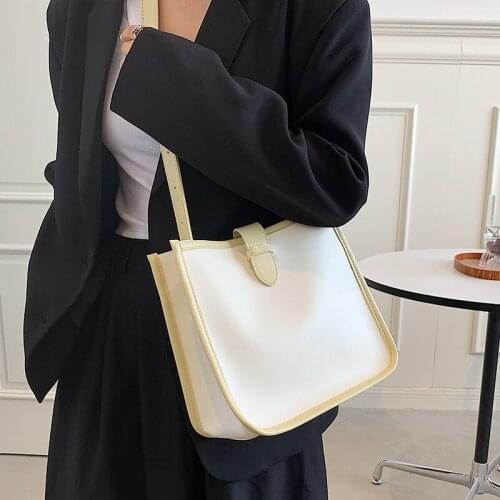 High Quality Women Small Pu Leather Handbags Crossbody Bags Designer Ladies Shoulder Bucket Bags Fashion Tote Messenger Bag New