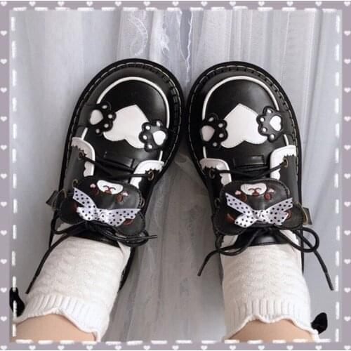 Japanese sweet princess lolita thick bottom jk uniform shoes student Soft Girl retro girl single shoes Cos Loli tea party